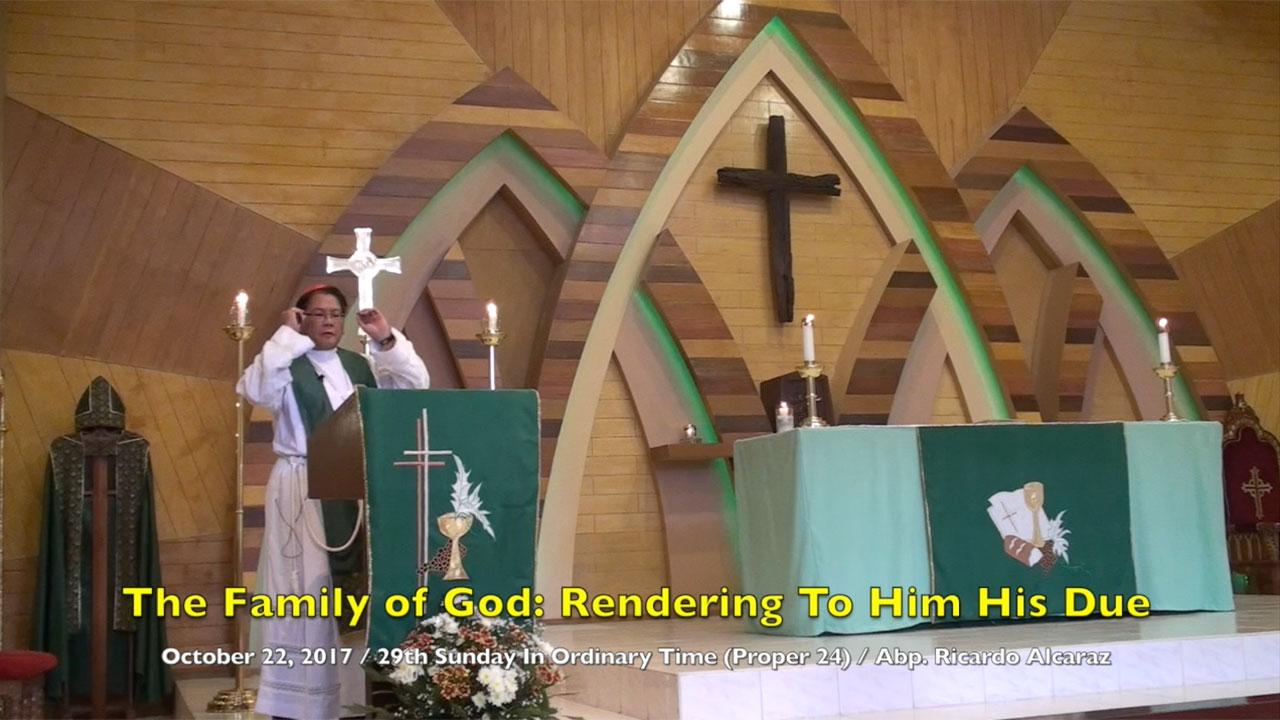 The Family Of God: Rendering To Him His Due