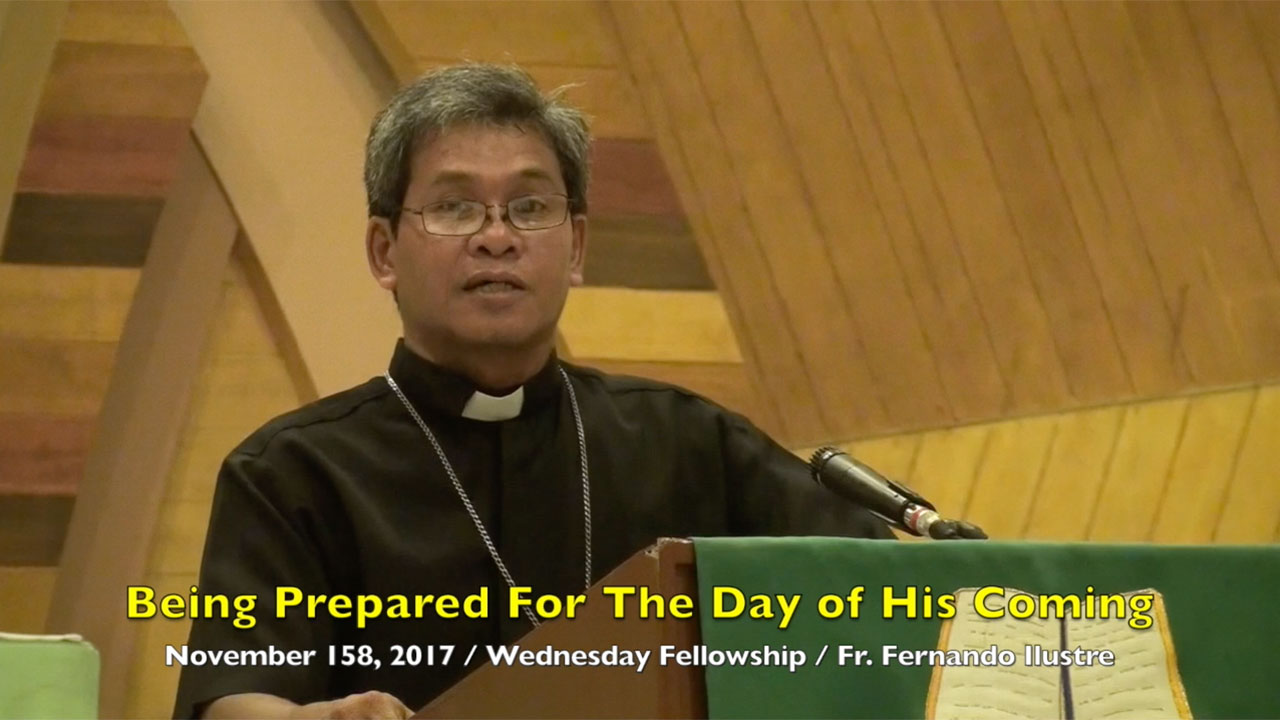Being Prepared For The Day of His Coming