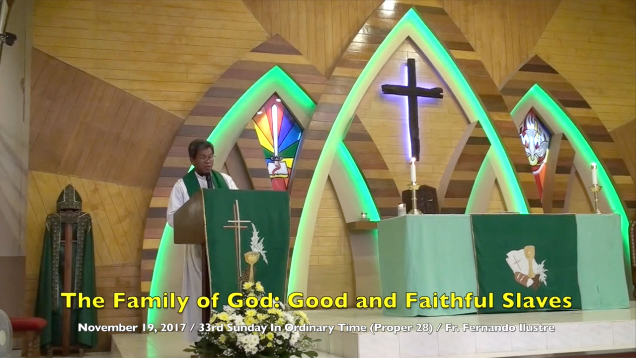 The Family of God: Good and Faithful Slaves