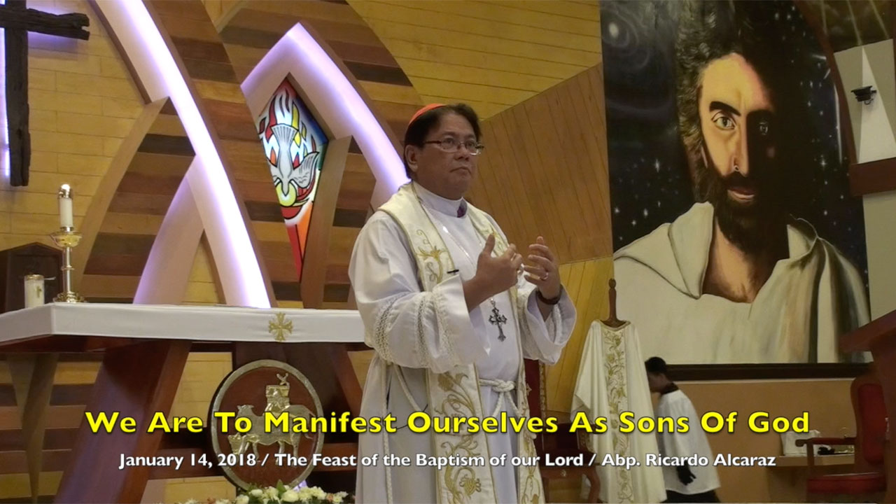 We are to Manifest ourselves as sons of God