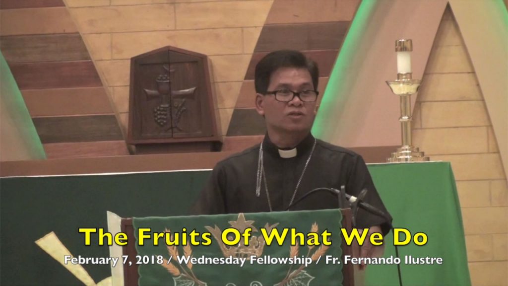 2-7-2018 Fr. Fernando Ilustre Sermon