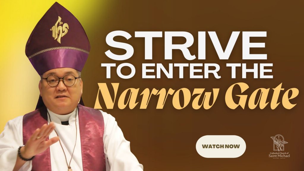 Strive to enter the narrow gate