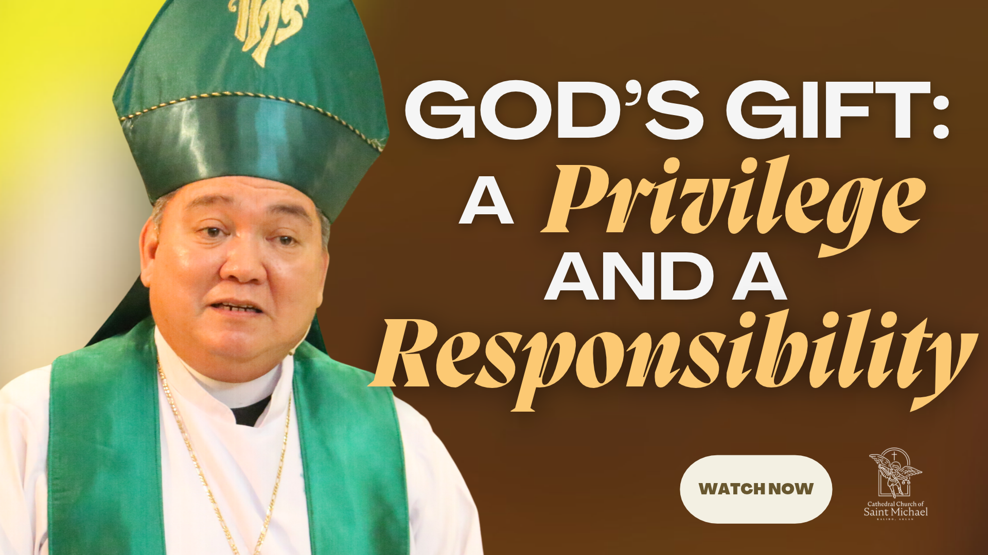 God’s gift: A Privilege and a Responsibility